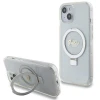Чехол Guess Ring Stand Script Glitter для iPhone 15 | 14 | 13 Transparent with MagSafe (GUHMP15SHRSGSD)