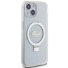 Чехол Guess Ring Stand Script Glitter для iPhone 15 | 14 | 13 Transparent with MagSafe (GUHMP15SHRSGSD)