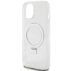 Чехол Guess Ring Stand Script Glitter для iPhone 15 | 14 | 13 Transparent with MagSafe (GUHMP15SHRSGSD)