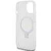 Чехол Guess Ring Stand Script Glitter для iPhone 15 | 14 | 13 Transparent with MagSafe (GUHMP15SHRSGSD)