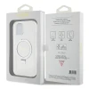 Чехол Guess Ring Stand Script Glitter для iPhone 15 | 14 | 13 Transparent with MagSafe (GUHMP15SHRSGSD)