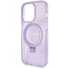 Чехол Guess Ring Stand Script Glitter для iPhone 13 Pro Purple with MagSafe (GUHMP13LHRSGSU)