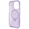 Чехол Guess Ring Stand Script Glitter для iPhone 13 Pro Max Purple with MagSafe (GUHMP13XHRSGSU)