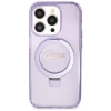 Чохол Guess Ring Stand Script Glitter для iPhone 14 Pro Max Purple with MagSafe (GUHMP14XHRSGSU)