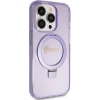 Чохол Guess Ring Stand Script Glitter для iPhone 15 Pro Max Purple with MagSafe (GUHMP15XHRSGSU)