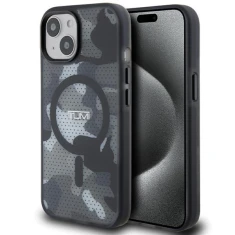 Чохол Tumi Frosted Camo Print для iPhone 15 Black (TUHMP15STCAMK)