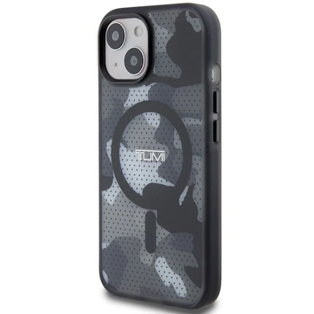 Чохол Tumi Frosted Camo Print для iPhone 15 Black (TUHMP15STCAMK)