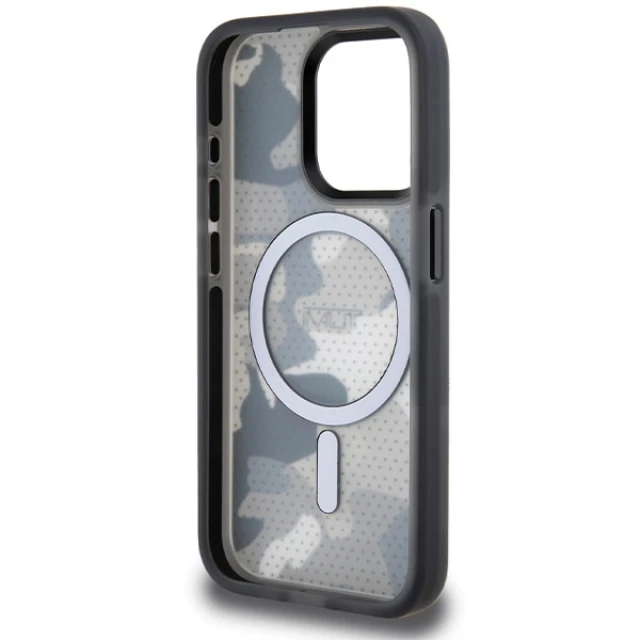 Чехол Tumi Frosted Camo Print для iPhone 15 Pro Black (TUHMP15LTCAMK)