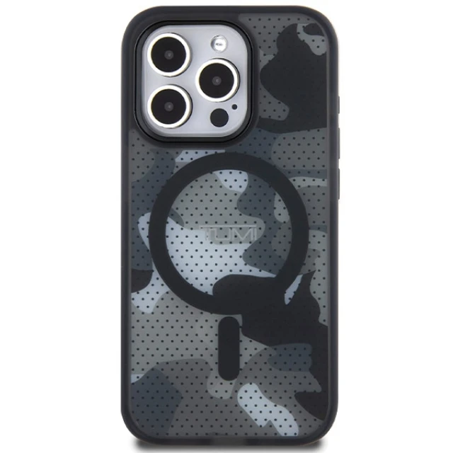 Чохол Tumi Frosted Camo Print для iPhone 15 Pro Max Black (TUHMP15XTCAMK)