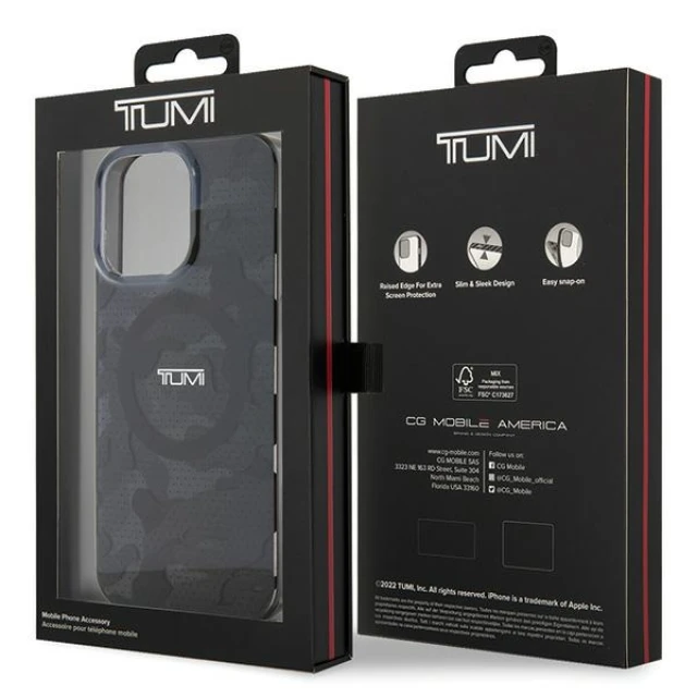 Чохол Tumi Camo Print для iPhone 15 Pro Grey (TUHMP15LDLCAG)
