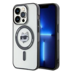 Чохол Karl Lagerfeld IML Choupette`s Head для iPhone 15 Pro Max Transparent with MagSafe (KLHMP15XHCHNOTK)