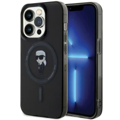 Чехол Karl Lagerfeld IML Ikonik для iPhone 14 Pro Black with MagSafe (KLHMP14LHFCKNOK)