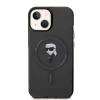 Чохол Karl Lagerfeld IML Ikonik для iPhone 15 Black with MagSafe (KLHMP15SHFCKNOK)