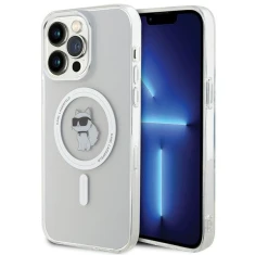 Чехол Karl Lagerfeld IML Choupette для iPhone 15 Pro Max Transparent with MagSafe (KLHMP15XHFCCNOT)