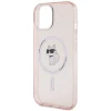 Чохол Karl Lagerfeld IML Choupette для iPhone 15 Pink with MagSafe (KLHMP15SHFCCNOP)