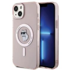Чохол Karl Lagerfeld IML Choupette для iPhone 15 Plus Pink with MagSafe (KLHMP15MHFCCNOP)