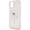 Чохол Karl Lagerfeld IML Choupette для iPhone 15 Plus Pink with MagSafe (KLHMP15MHFCCNOP)