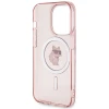 Чохол Karl Lagerfeld IML Choupette для iPhone 15 Pro Pink with MagSafe (KLHMP15LHFCCNOP)