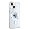 Чохол Karl Lagerfeld Karl&Choupette Glitter для iPhone 15 Plus Transparent with MagSafe (KLHMP15MHGKCNOT)