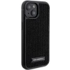 Чохол Karl Lagerfeld Rhinestone Logo Metal Plate для iPhone 15 Black (KLHCP15SHDSPLK)
