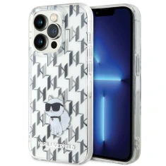 Чехол Karl Lagerfeld Monogram Choupette для iPhone 15 Pro Max Transparent (KLHCP15XHNCMKLT)