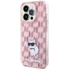 Чохол Karl Lagerfeld Monogram Choupette для iPhone 15 Pro Pink (KLHCP15LHNCMKLP)