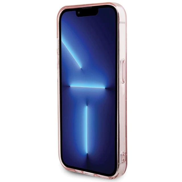 Чохол Karl Lagerfeld Monogram Choupette для iPhone 15 Pro Pink (KLHCP15LHNCMKLP)