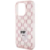 Чохол Karl Lagerfeld Monogram Choupette для iPhone 15 Pro Pink (KLHCP15LHNCMKLP)