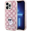 Чохол Karl Lagerfeld Monogram Choupette для iPhone 15 Pro Max Pink (KLHCP15XHNCMKLP)
