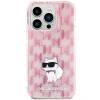 Чохол Karl Lagerfeld Monogram Choupette для iPhone 15 Pro Max Pink (KLHCP15XHNCMKLP)