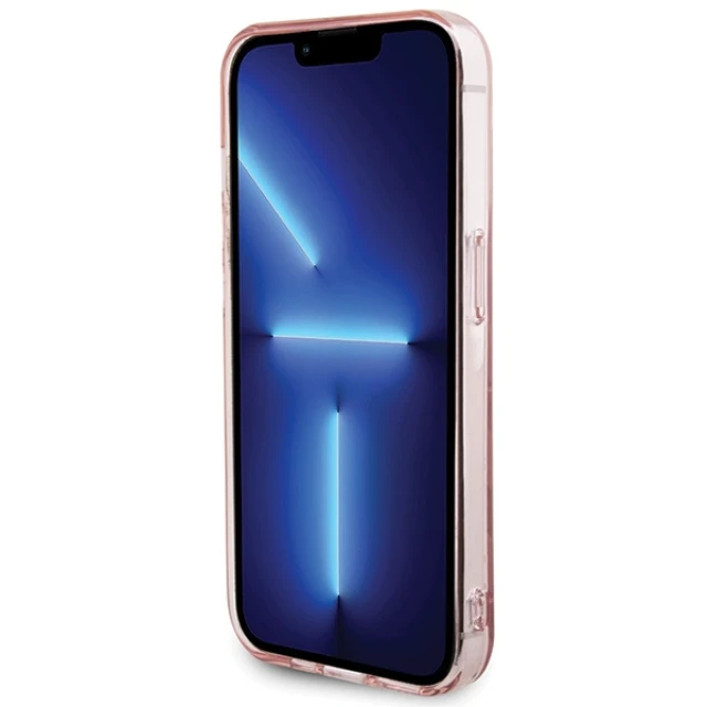 Чохол Karl Lagerfeld Monogram Choupette для iPhone 15 Pro Max Pink (KLHCP15XHNCMKLP)