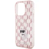 Чохол Karl Lagerfeld Monogram Choupette для iPhone 15 Pro Max Pink (KLHCP15XHNCMKLP)