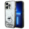 Чохол Karl Lagerfeld Liquid Glitter Choupette для iPhone 14 Pro Transparent (KLHCP14LLKCNSK)