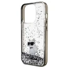 Чохол Karl Lagerfeld Liquid Glitter Choupette для iPhone 14 Pro Transparent (KLHCP14LLKCNSK)