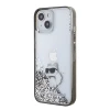 Чохол Karl Lagerfeld Liquid Glitter Choupette для iPhone 15 Transparent (KLHCP15SLKCNSK)