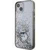 Чехол Karl Lagerfeld Liquid Glitter Choupette для iPhone 15 Plus Transparent (KLHCP15MLKCNSK)