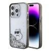 Чохол Karl Lagerfeld Liquid Glitter Choupette для iPhone 15 Pro Transparent (KLHCP15LLKCNSK)