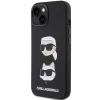 Чохол Karl Lagerfeld Silicone Karl & Choupette Head для iPhone 15 Black (KLHCP15SSDHKCNK)