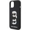 Чохол Karl Lagerfeld Silicone Karl & Choupette Head для iPhone 15 Black (KLHCP15SSDHKCNK)