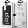 Чохол Karl Lagerfeld Silicone Karl & Choupette Head для iPhone 15 Black (KLHCP15SSDHKCNK)