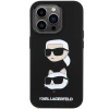Чохол Karl Lagerfeld Silicone Karl & Choupette Head для iPhone 15 Pro Max Black (KLHCP15XSDHKCNK)
