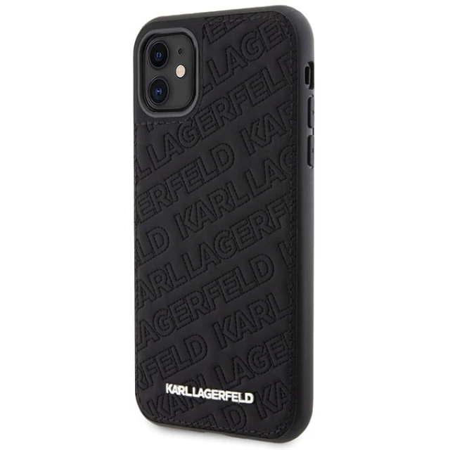 Чехол Karl Lagerfeld Quilted K Pattern для iPhone 11 | XR Black (KLHCN61PQKPMK)