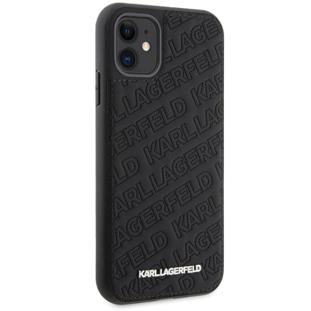 Чехол Karl Lagerfeld Quilted K Pattern для iPhone 11 | XR Black (KLHCN61PQKPMK)