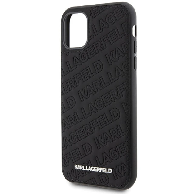 Чехол Karl Lagerfeld Quilted K Pattern для iPhone 11 | XR Black (KLHCN61PQKPMK)