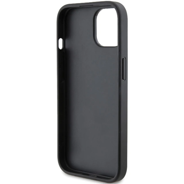 Чехол Karl Lagerfeld Quilted K Pattern для iPhone 15 Black (KLHCP15SPQKPMK)