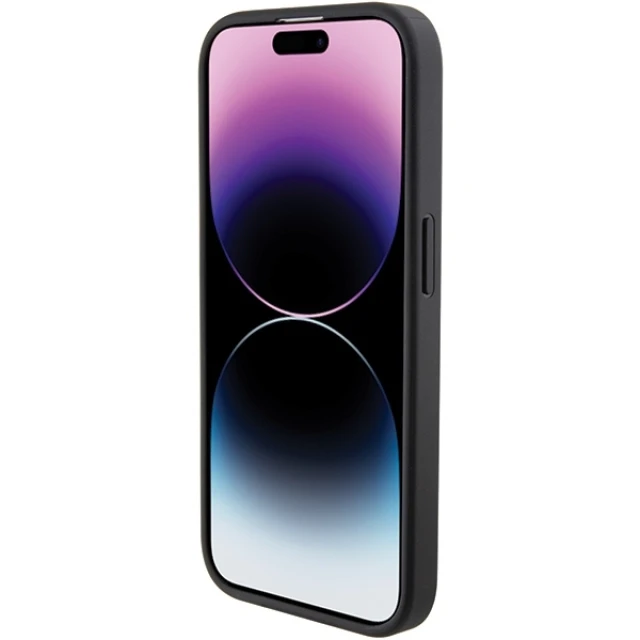 Чохол Karl Lagerfeld Quilted K Pattern для iPhone 15 Pro Black (KLHCP15LPQKPMK)