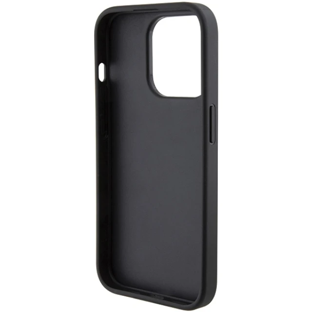 Чохол Karl Lagerfeld Quilted K Pattern для iPhone 15 Pro Black (KLHCP15LPQKPMK)