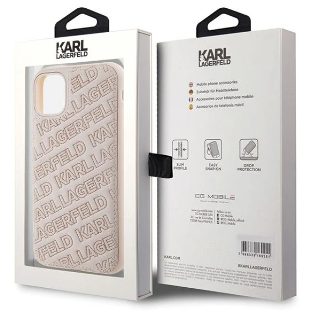 Чехол Karl Lagerfeld Quilted K Pattern для iPhone 11 | XR Pink (KLHCN61PQKPMP)
