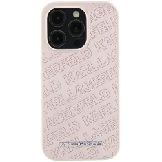 Чохол Karl Lagerfeld Quilted K Pattern для iPhone 15 Plus Pink (KLHCP15MPQKPMP)