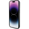 Чохол Karl Lagerfeld Fixed Glitter Ikonik Logo Metal Pin для iPhone 15 Pro Max Black (KLHCP15XGKNPSK)